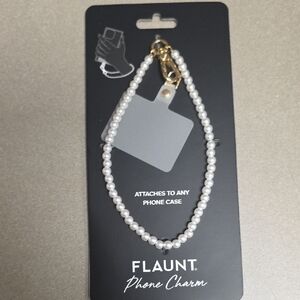 Flaunt Pearl Phone Charm Accessory